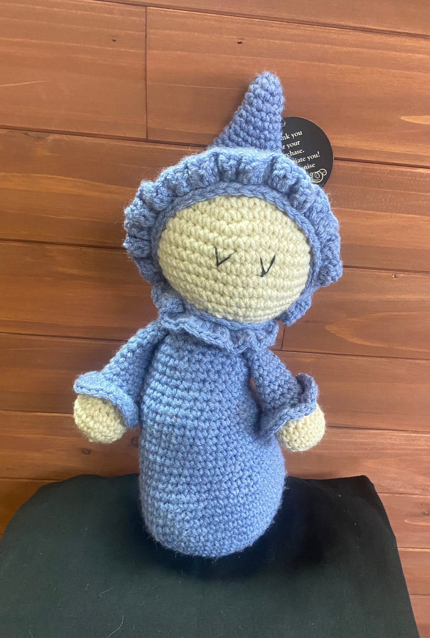 Handmade crochet sleeping angel baby (multiple colors available)