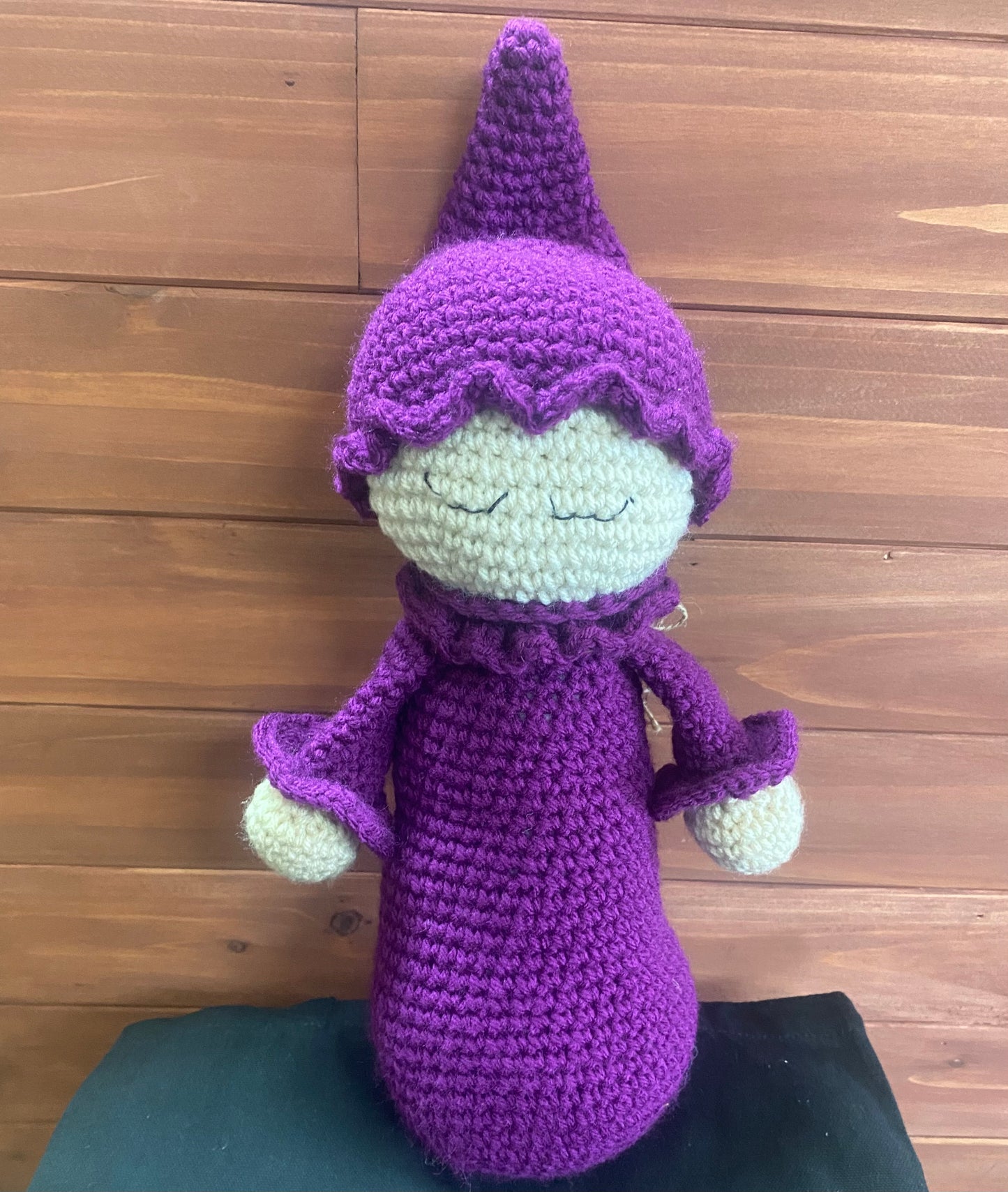 Handmade crochet sleeping angel baby (multiple colors available)