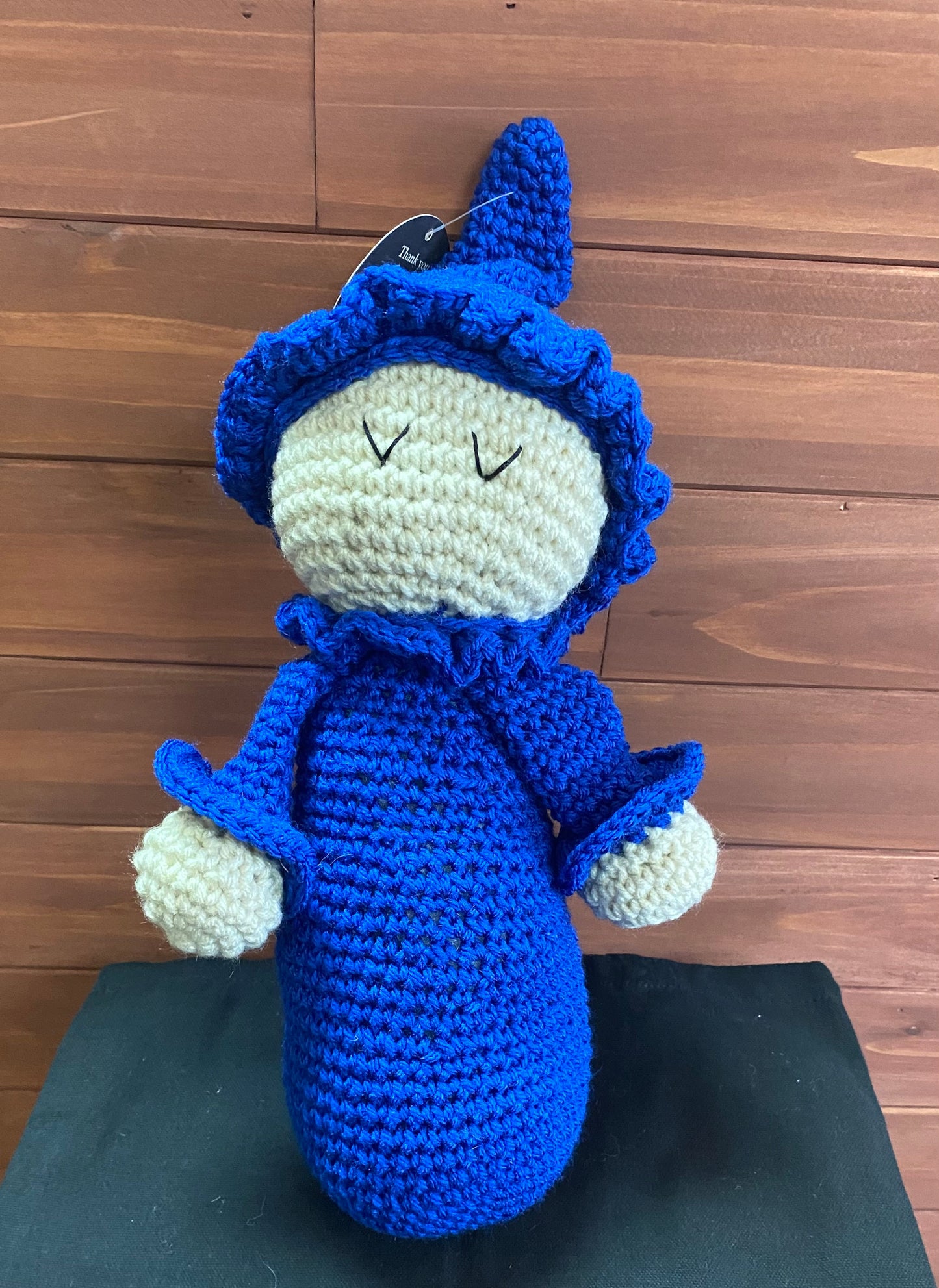 Handmade crochet sleeping angel baby (multiple colors available)