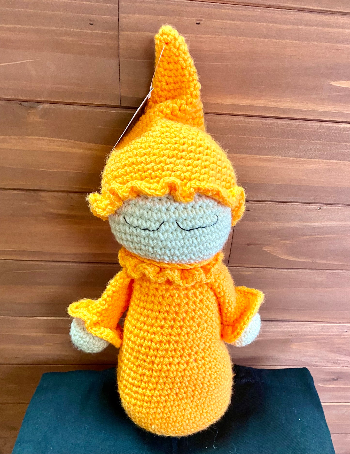 Handmade crochet sleeping angel baby (multiple colors available)