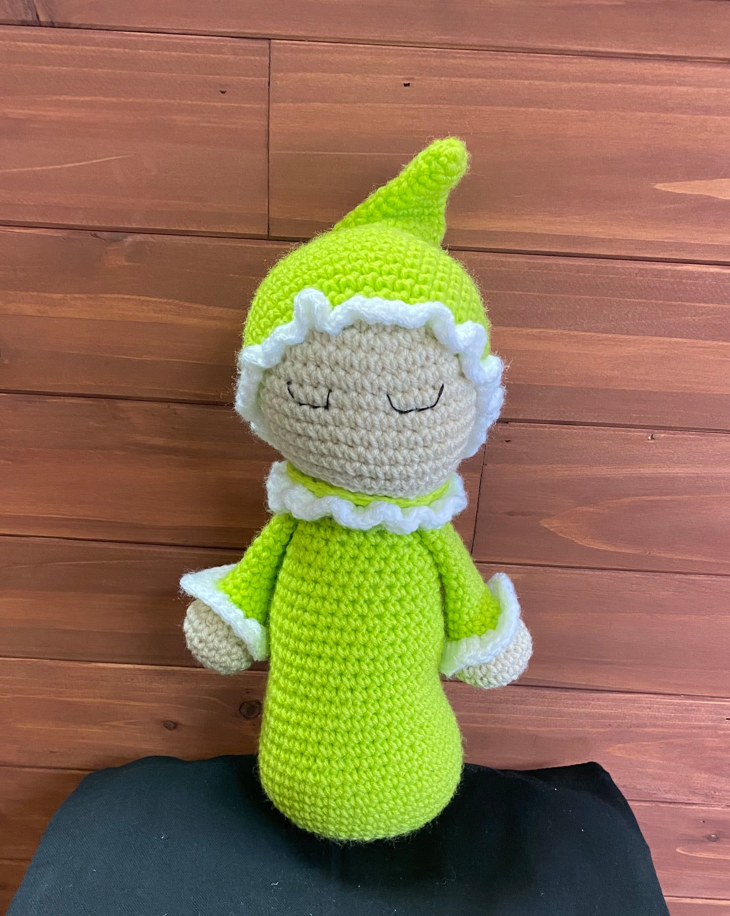 Handmade crochet sleeping angel baby (multiple colors available)