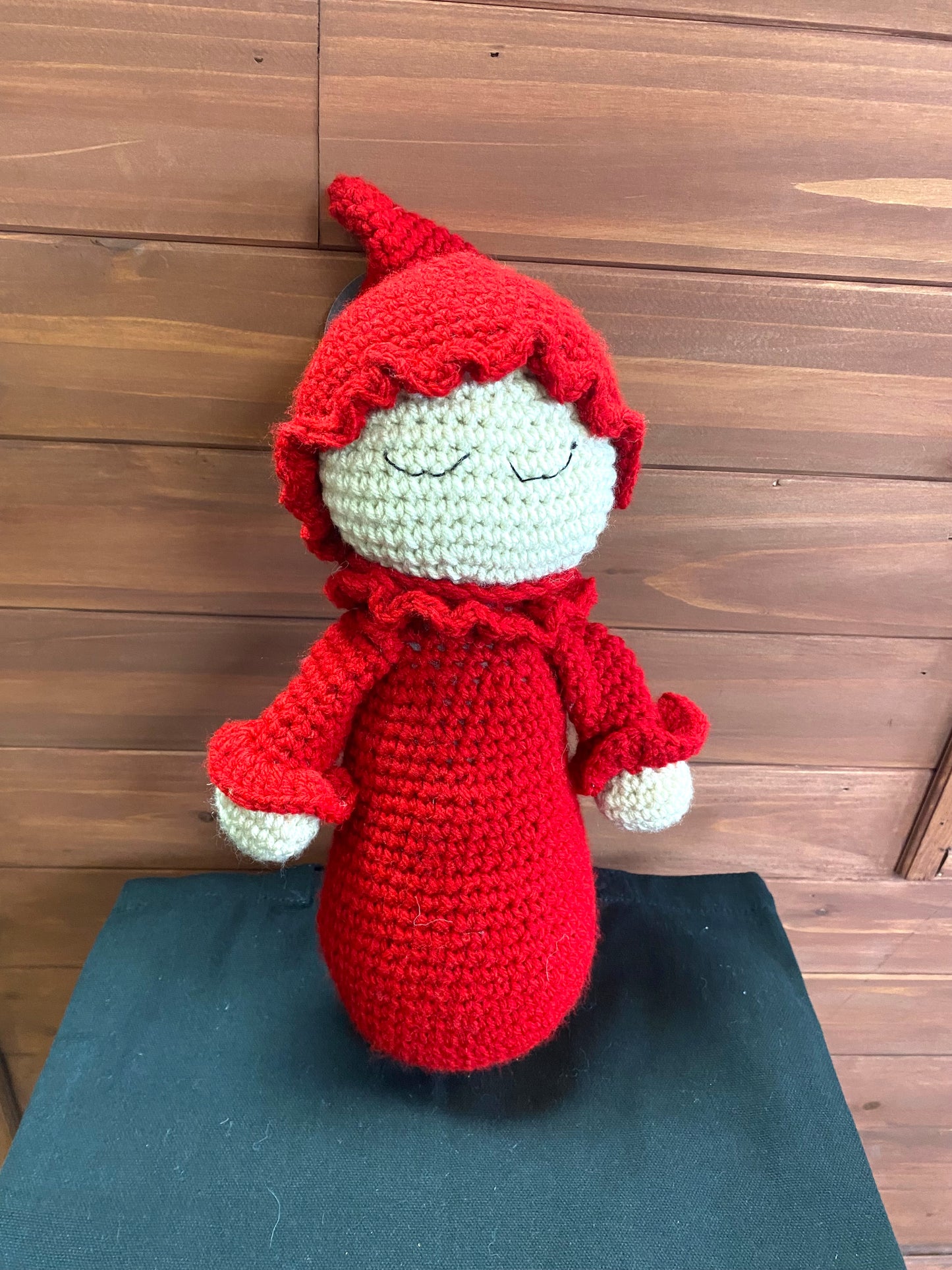 Handmade crochet sleeping angel baby (multiple colors available)