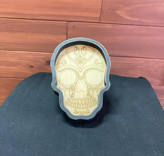 Skull trinket tray