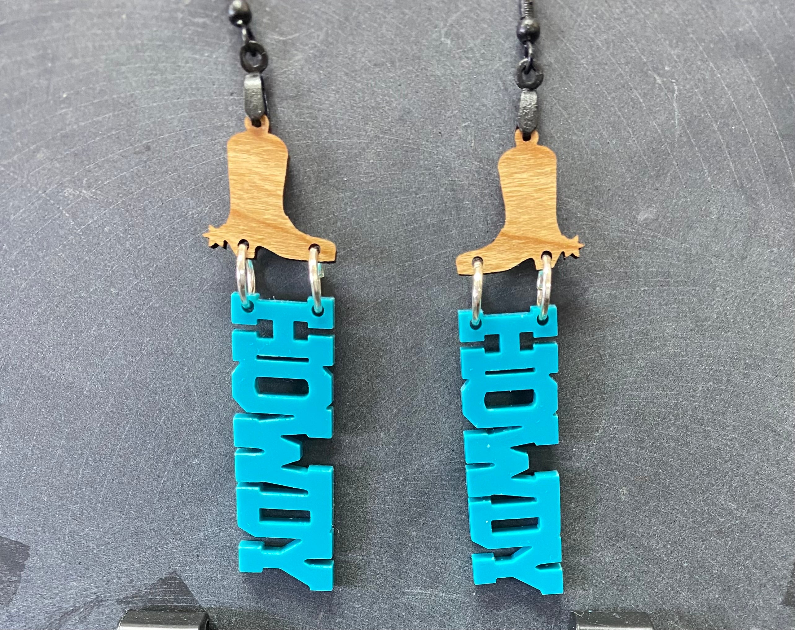 Handmade laser cut earrings (hypoallergenic) (multiple designs available)