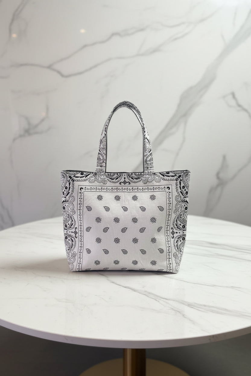 Bandana style tote bag