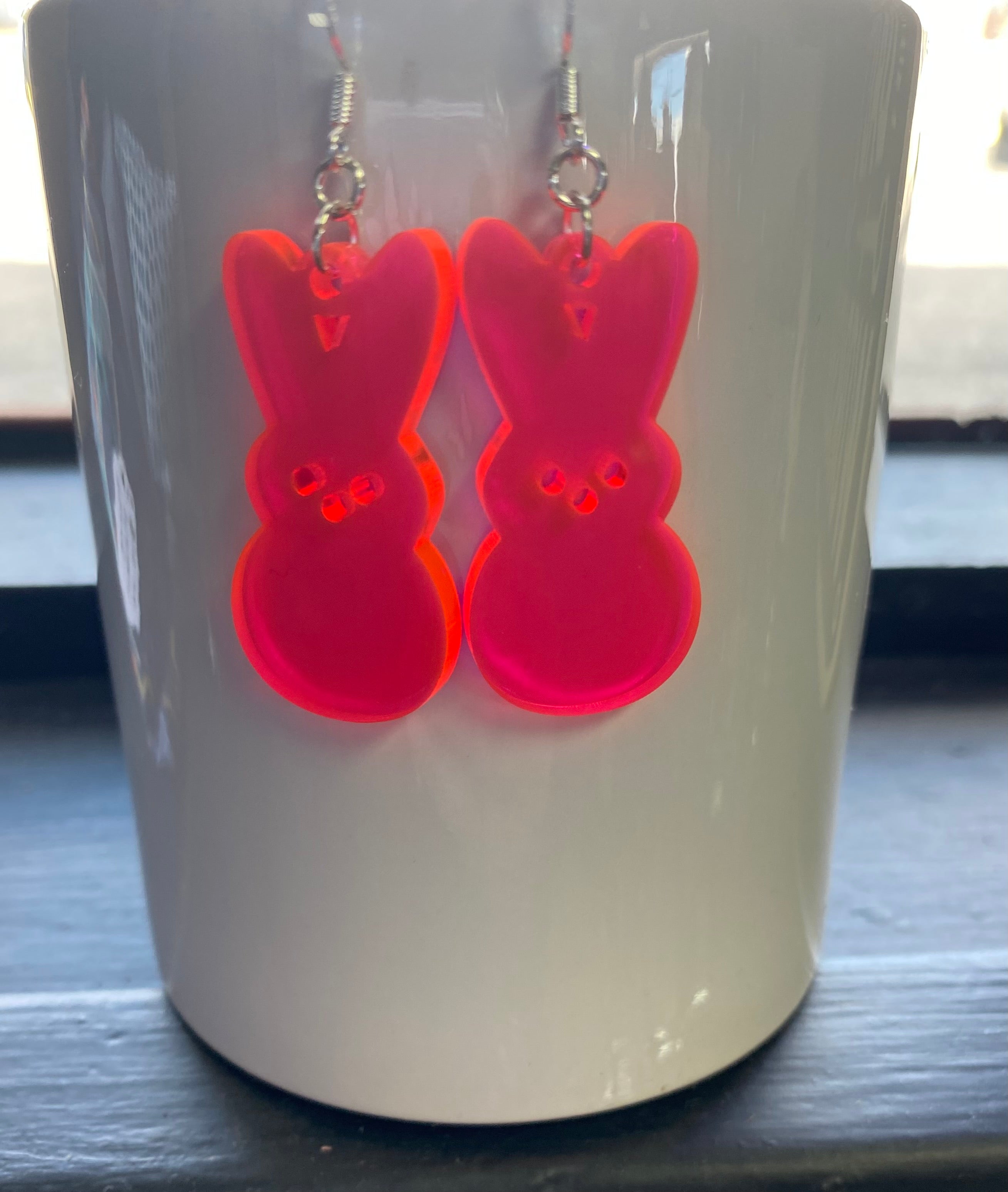 Handmade laser cut earrings (hypoallergenic) (multiple designs available)