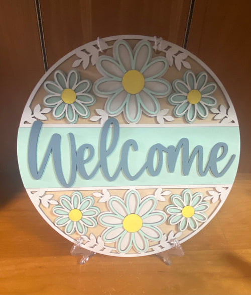 Pumpkin welcome sign